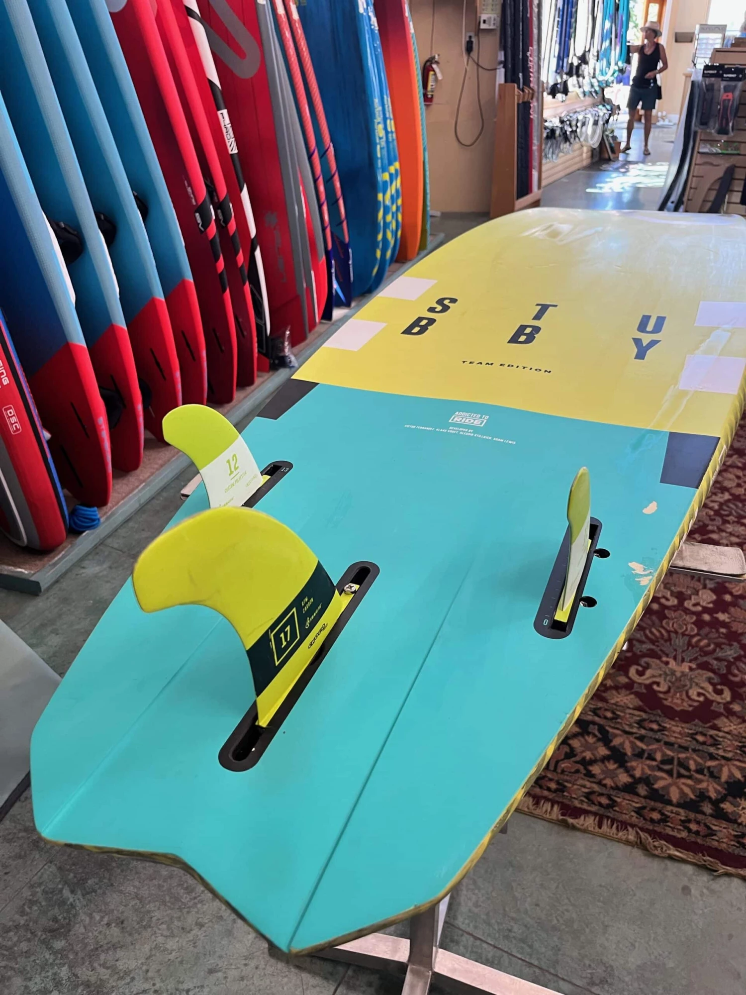 Fanatic Stubby 76 USED 2019 Windsurfing Board W/ Bag 2 Fanatic Stubby 76 USED 2019 Windsurfing Board W/ Bag - Image 2